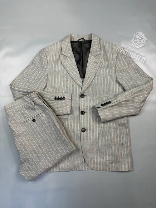 Льняной костюм Brunello Cucinelli