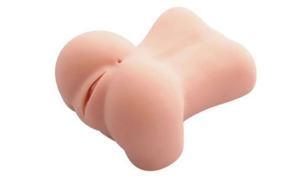Вагина с двойным слоем материала Adarashi 1 без вибрации (Цвет: телесный)