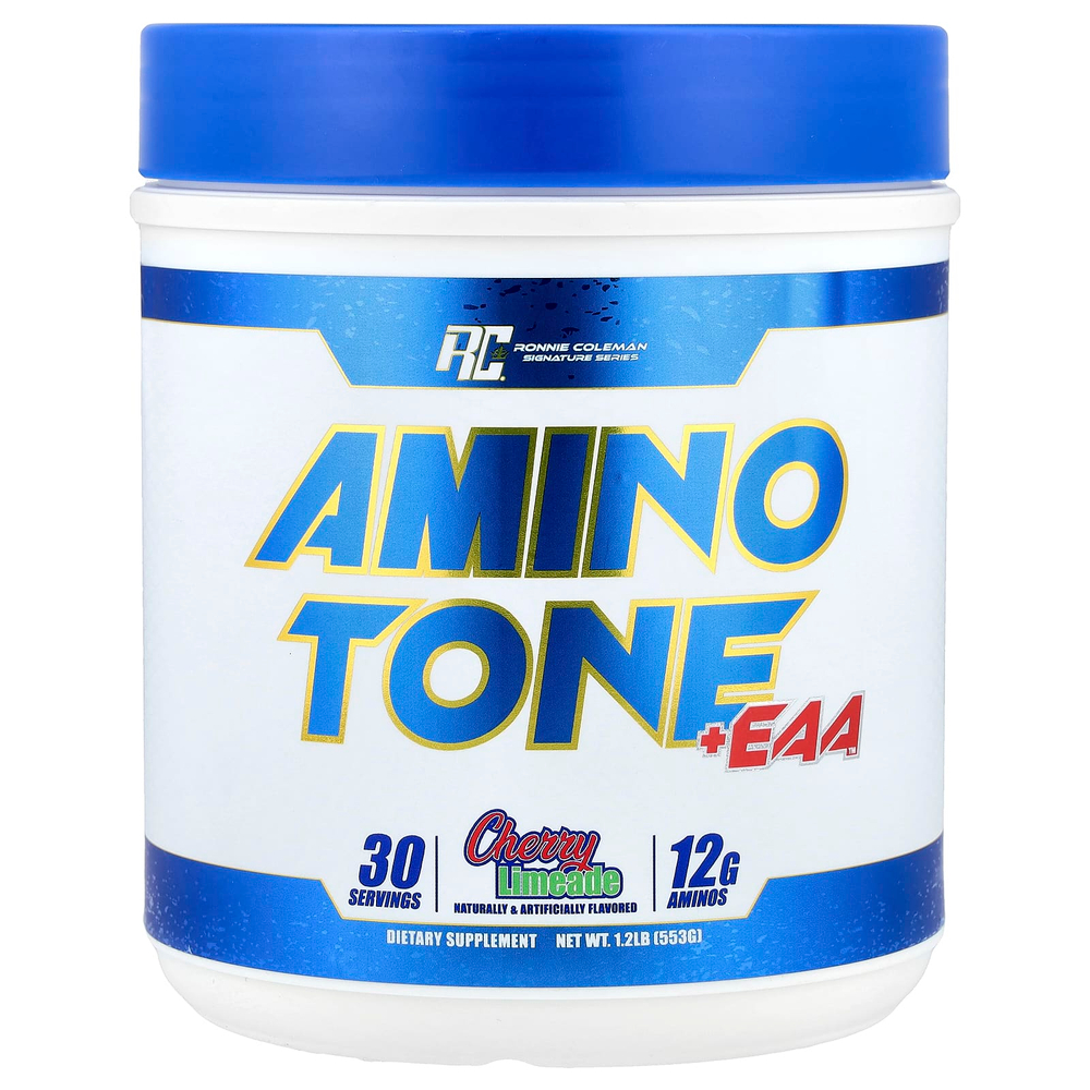 Ronnie Coleman, Signature Series, Amino Tone + EAA™, со вкусом вишневого лаймада, 553 г (1,2 фунта)