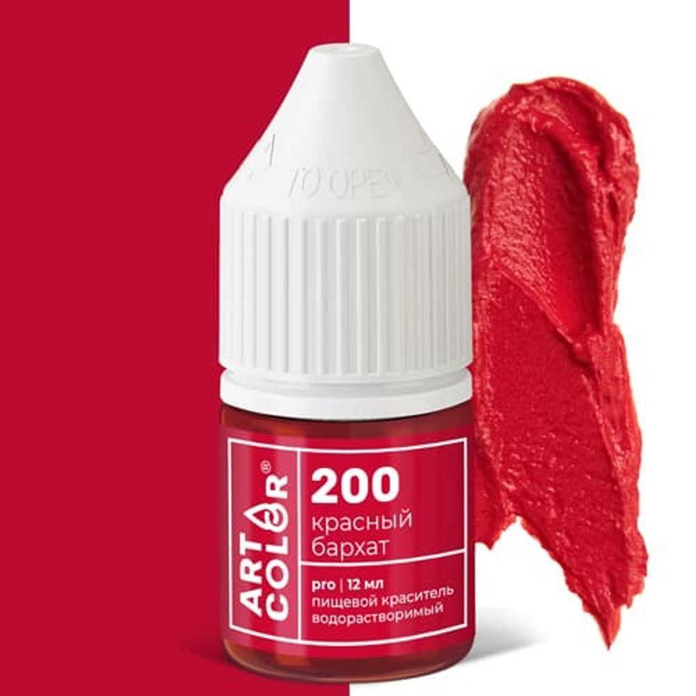 Краситель гелевый Красный бархат (Art Color) 12 мл.