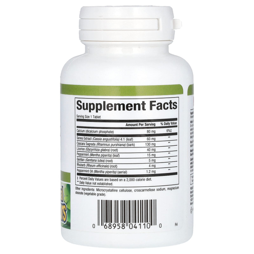 Natural Factors, Herbal Factors, Ultra-Lax, растительная формула, 90 таблеток