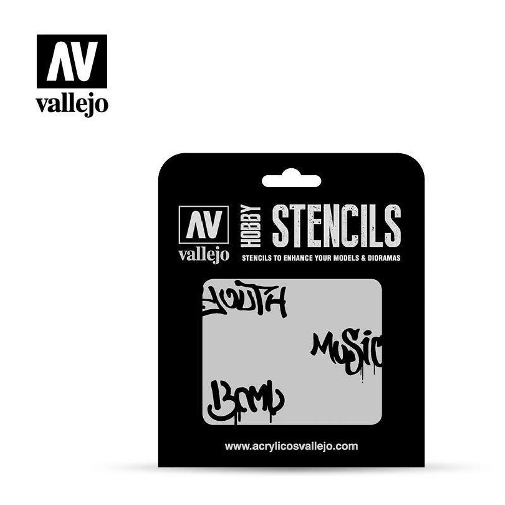 HOBBY STENCILS: STREET ART No.1 (1/35)