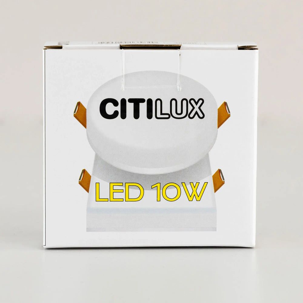 Citilux Вега CLD53K10N LED Встраиваемый квадратный светильник