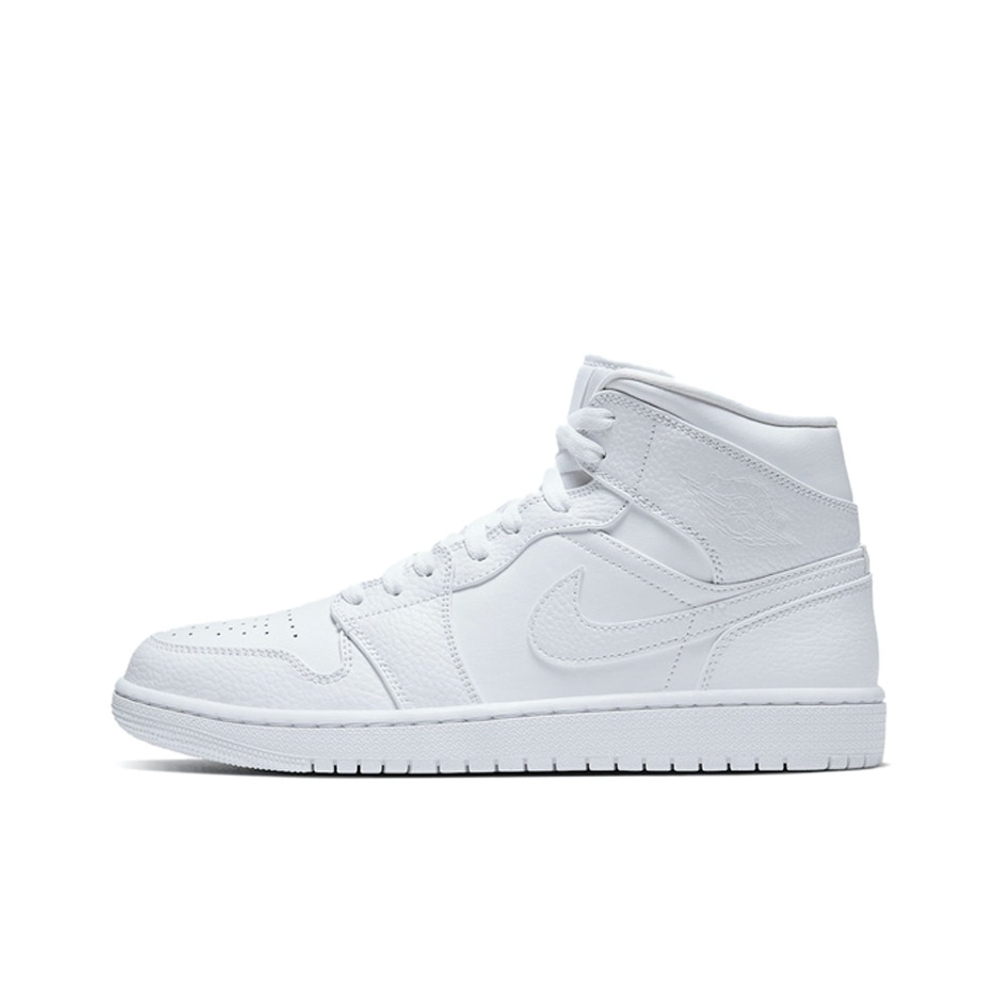 Кроссовки Air Jordan 1 Mid Triple White