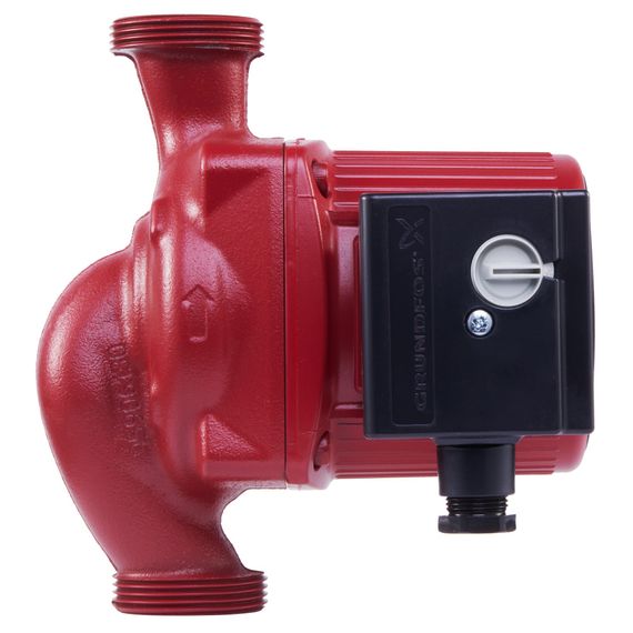 Насос циркуляционный Grundfos UPS 25-80 с гайками — (2)