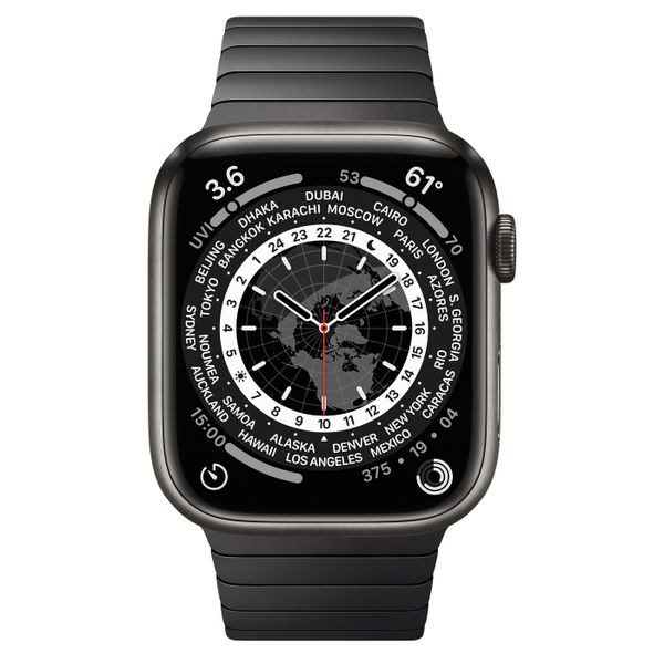 Умные часы Apple Watch Series 7 GPS + Cellular 45mm Space Black Titanium Case with Space Black Link Bracelet