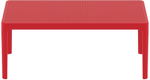 Столик пластиковый журнальный Siesta Contract Sky Lounge Table, красный