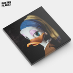 Картина для интерьера Дейзи Дак на холсте, персонаж мультфильма Дисней Утиные Истории, холст с печатью на подрамнике, на стену, Постер Плакат