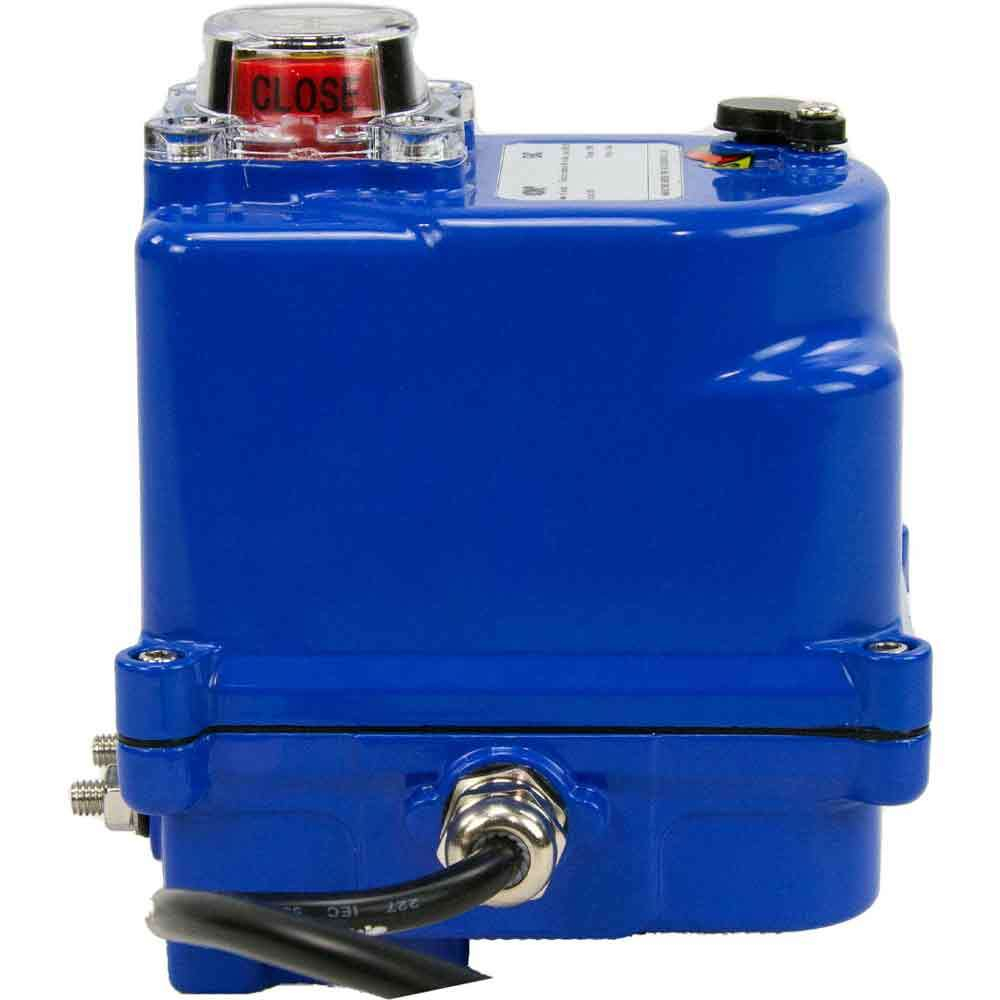 Quarter-turn electric actuator Elephant 003 blue 24 V