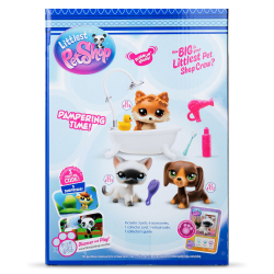 Littlest Pet Shop - GROOMING SPA Набор с тремя животными 3-ПАК + аксессуары LPS00638