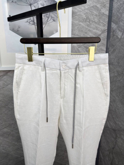 Льняной летний костюм Brunello Cucinelli