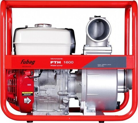 Мотопомпа бензиновая FUBAG PTH 1600 для слабозагрязненной воды 646271