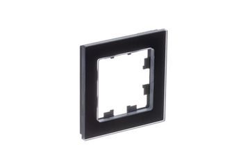 Рамка 1-м AtlasDesign Nature натур. стекло черн. SE ATN361001