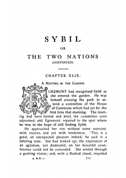 Sybil. Or, the Two Nations. Vol. 2 | Disraeli Benjamin