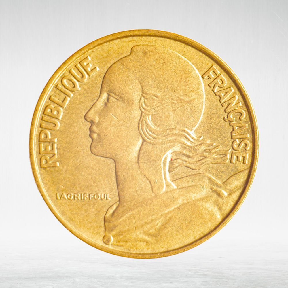 France, 20 Centimes 1967 - Marianne, VF