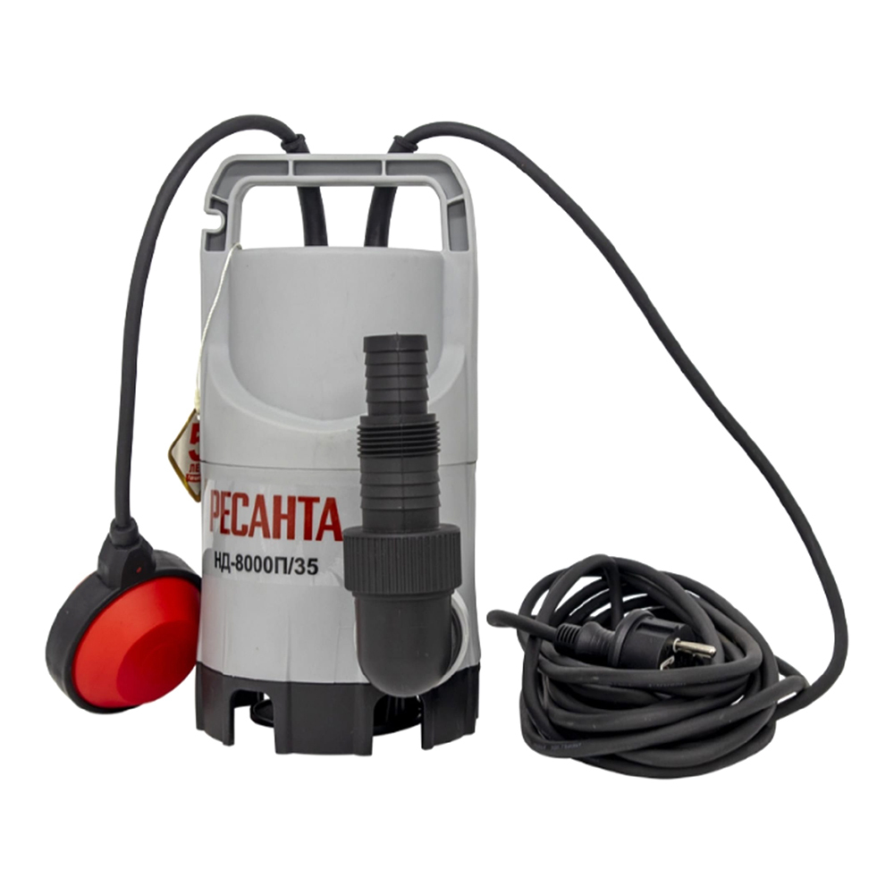 Насос погружной дренажный Ресанта НД-8000П/35