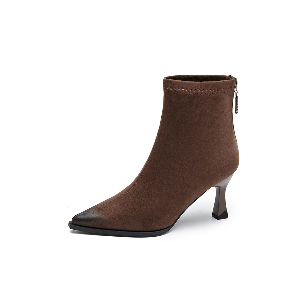 XUEHUI Cow Suede Ankle Boots 5 Cm Women"s