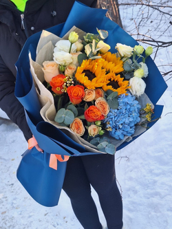 Авторский букет «Цветочная Акварель»