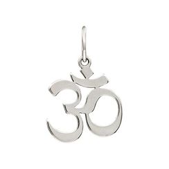 Подвеска Мантра Ом - восточный кулон из серебра 925 пробы