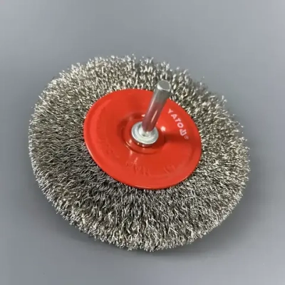 Корщетка для шуруповерта и дрели, дисковая, 100мм, нержавейка