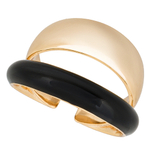 Кольцо Fiore Luna BLACK EPOXY KBR04001-01 G