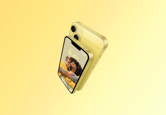 Телефон Apple iPhone 14 256Gb (Yellow)