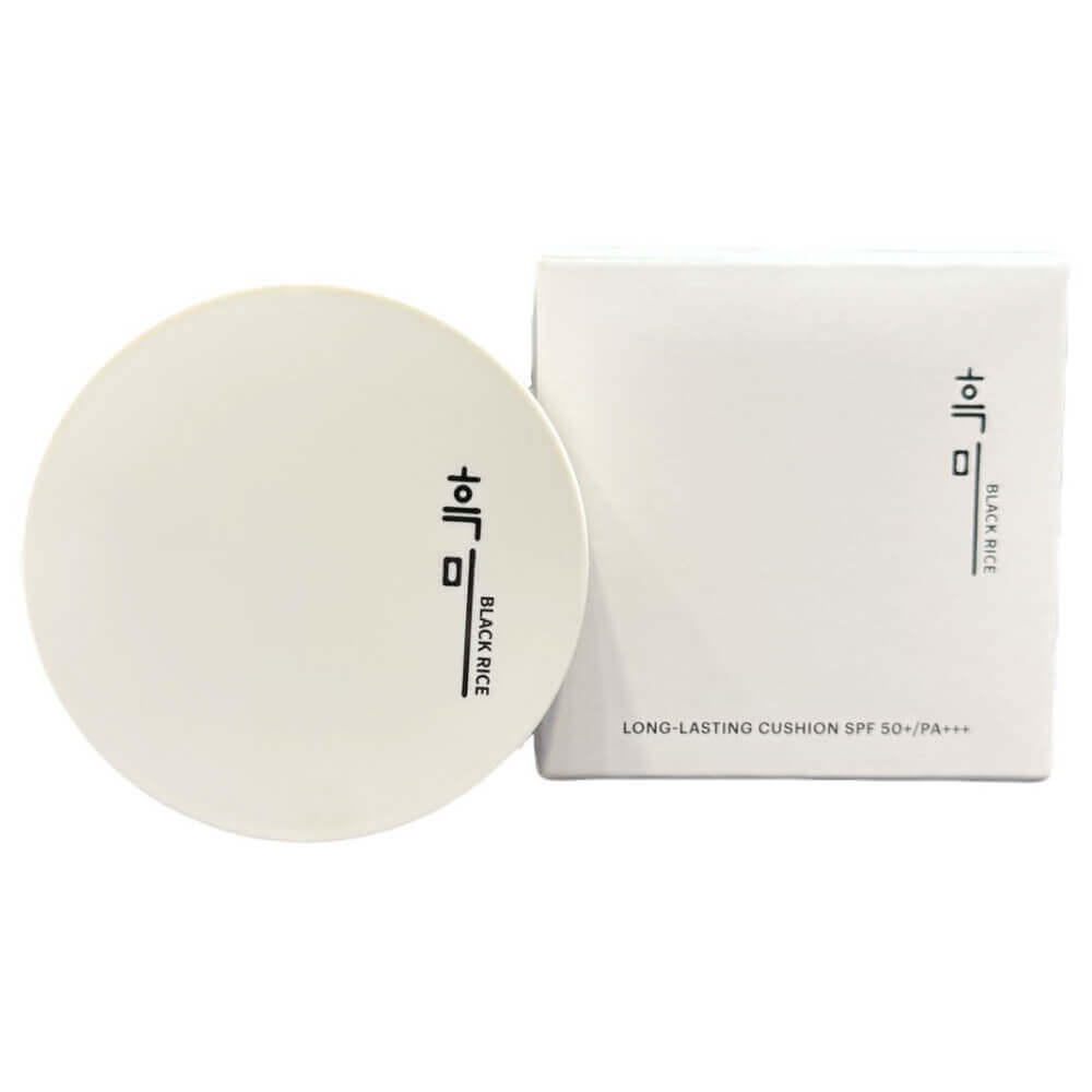 Тональный кушон с экстрактом черного риса BLACK RICE Long-Lasting Cushion SPF50+ PA+++ тон 21