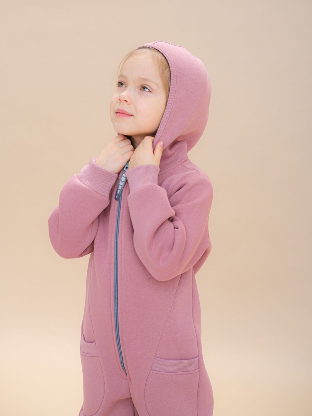 Комбинезон утепленный (Пудра)*