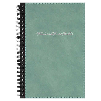 Записная книжка ESCALADA, А5, 96 л., НУБУК БИРЮЗОВЫЙ