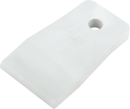 06883 КУРС Шпатель резиновый белый 40мм