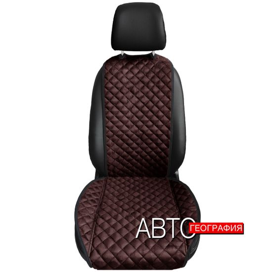 Накидка на сиденья авто из алькантары "Ромб" (1 место)