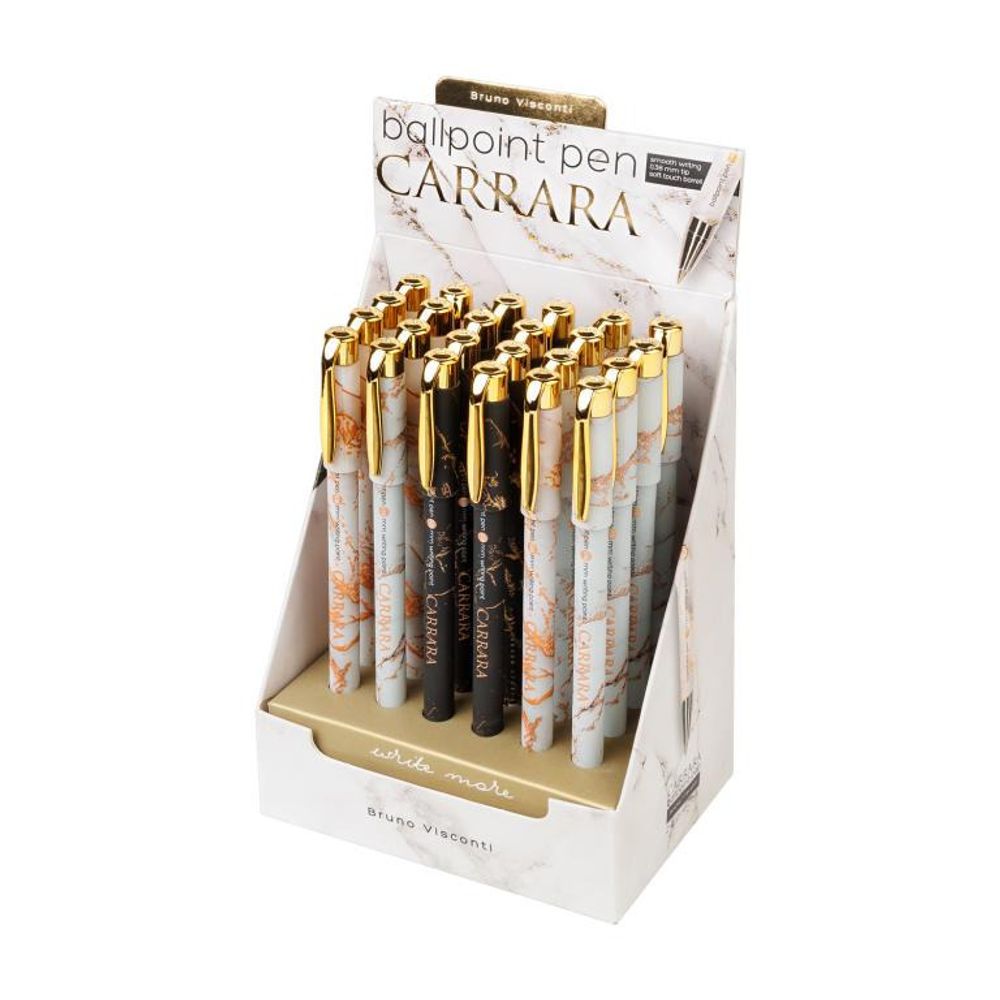 Ручка шариковая БРУНО ВИСКОНТИ 0,38 мм синяя Каррара (20-0204/61)