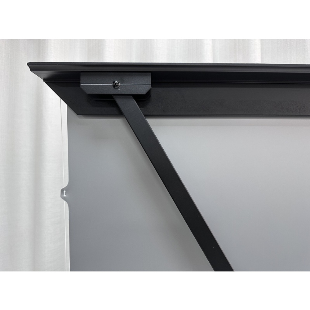 Экран для проектора 133'' S'OK, 296x165 см, 4K, напольный с электроприводом, Nanometallic, белый