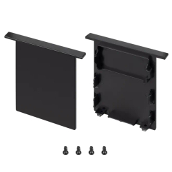 Заглушка SL-LINIA52-3L-F-MIDDLE BLACK глухая (Arlight, Пластик) 044708