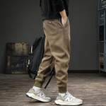 Спортивные повседневные брюки весна-осень, свободные, больших размеров, осенние брюки-шаровары, джоггеры на резинке, однотонные