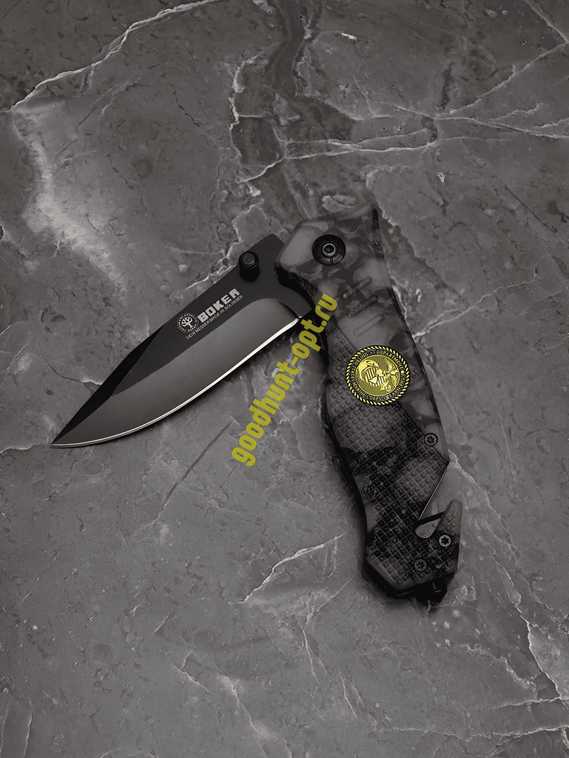 Складной нож тактический BOKER Серый