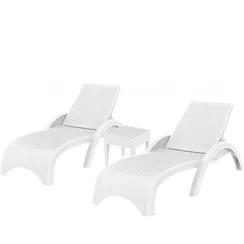 Комплект из 2 лежаков и столика Fiji