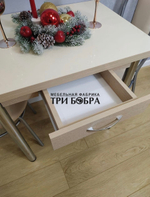 Стол кухонный ломберный с ящиком Ваниль