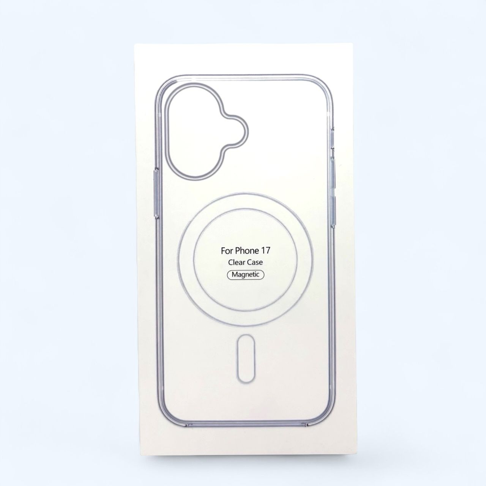 Прозрачный чехол MagSafe Clear Case без анимации для iPhone 17