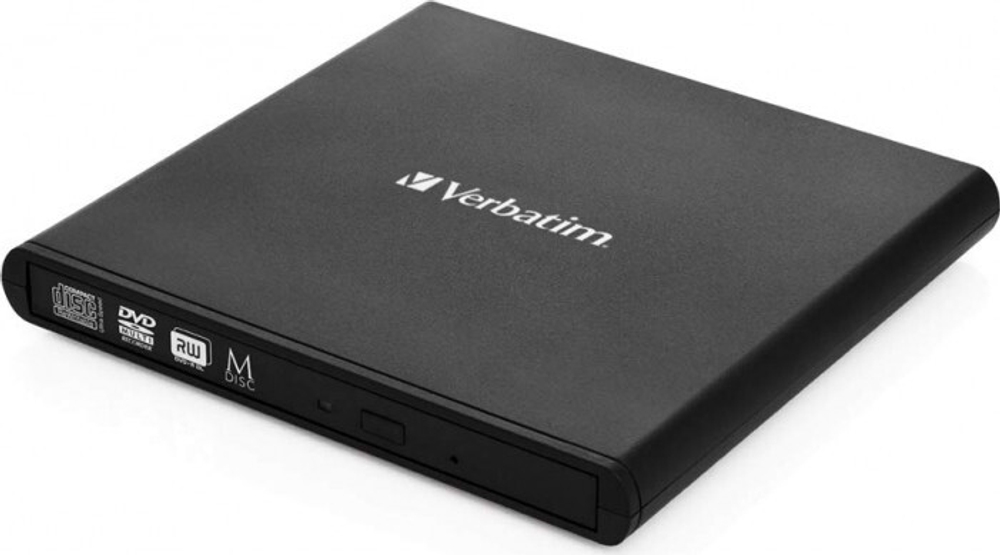 Привод DVD внешний Verbatim EXTERNAL DVD REWRITER USB 2.0 BLACK USB 2.0