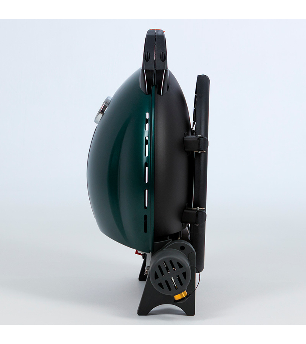 Гриль газовый O-GRILL 900МT bicolor черный-зеленый (в комплекте адаптер тип А)