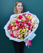 Роза кустовая микс,51шт(00208)