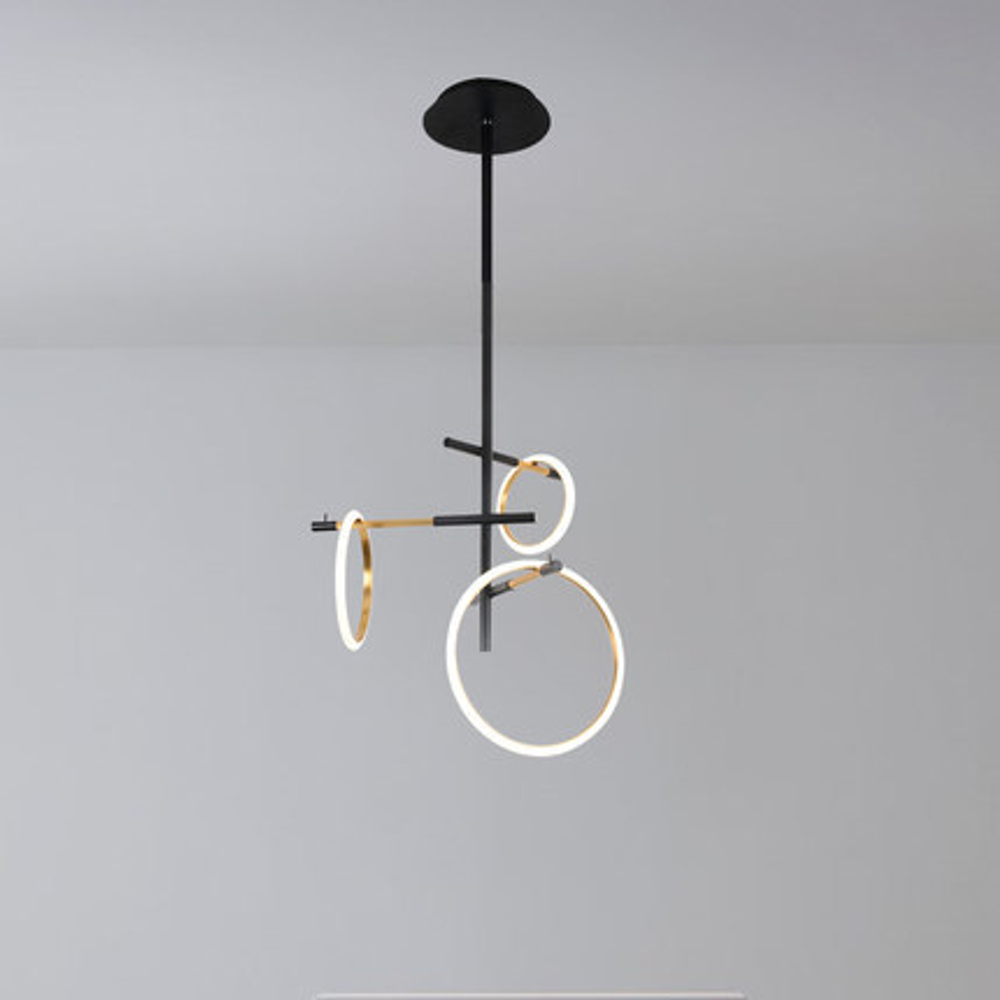 Ceiling design lamp Ulaop by Marchetti Illuminazione (3 lampshade )