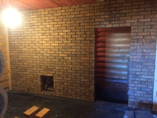 Кладка одинарного облицовочного кирпича