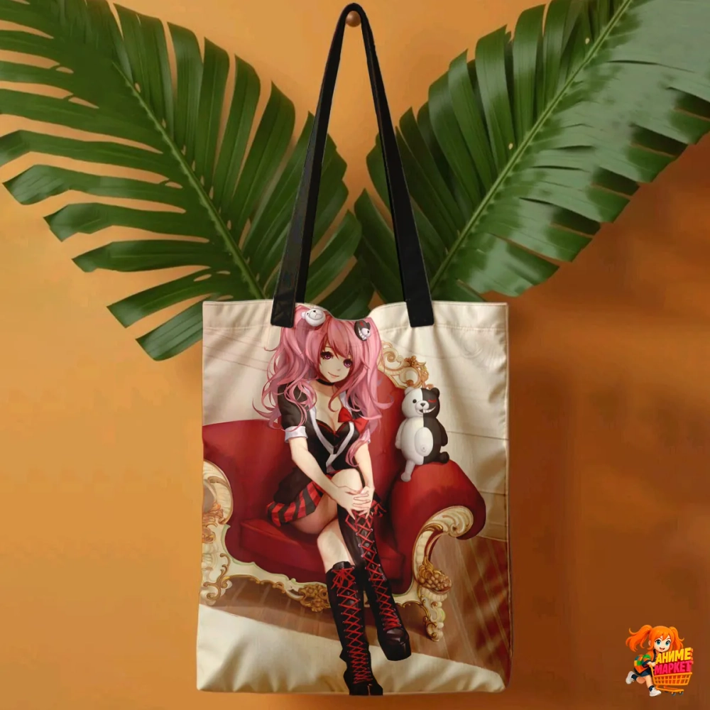 Сумка шоппер с принтом Danganronpa