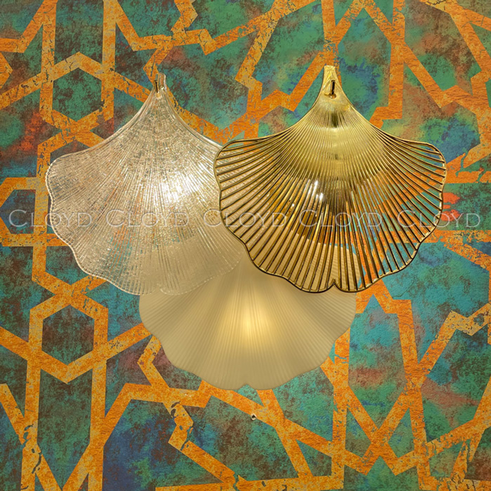 Бра Cloyd POLYNESIA W3 / выс. 28 см - золото (арт.20116)