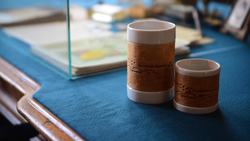 Малая фарфоровая пиала или миска для завтрака с берестой. Коллекция Чеховская или Мелиховская