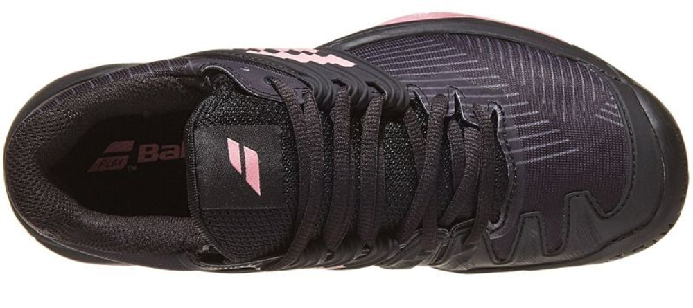 Женские Кроссовки теннисные Babolat Propulse Fury AC Women - black/geranium pink