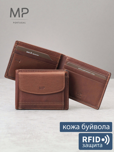 B240034R COGNAC - Портмоне с RFID защитой с RFID защитой MP