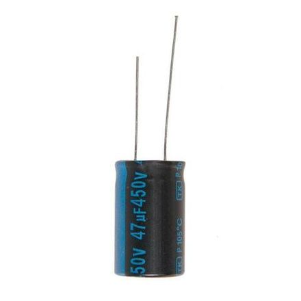 Конденсатор электролитический 450 В 47 мкФ "Jamicon" 16x25.5 / 18x35 мм 105 град..